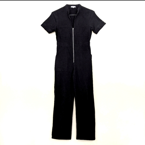NWOT Emory Park short sleeve front zip jumpsuit - Picture 1 of 8